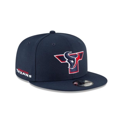 Blue Houston Texans Hat - New Era NFL Logo Mix 9FIFTY Snapback Caps USA7036524